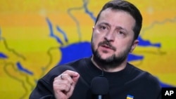 FILE - Ukrainian President Volodymyr Zelenskyy