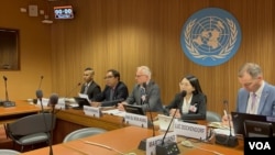 NUG Minister Aung Myo Min at UN Geneva Conference 03-08-24