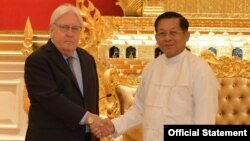 ကုလ စာနာမှုအကြီးအကဲ (UNOCHA) Martin Griffiths စစ်ကောင်စီခေါင်းဆောင်နဲ့တွေဆုံ (သြဂုတ် ၁၅၊ ၂၀၂၃)