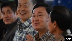 ထိုင်းဝန်ကြီးချုပ်ဟောင်း Thaksin Shinawatra နဲံ ထိုင်းဝန်ကြီးချုပ် Srettha Thavisin တို့ကိုတွေ့ရစဉ် (မတ် ၁၅၊ ၂၀၂၄)