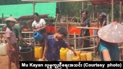 Myanmar refugee water crisis