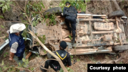 Car Accident in Thailand killed 1 Burmese migrant workers and 8 injured