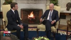 Biden, Macron Diskite sou Gè Ikrèn nan , Chanjman Klimatik 