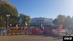 Myanmar Demonstration in front of White House, October 29 2022