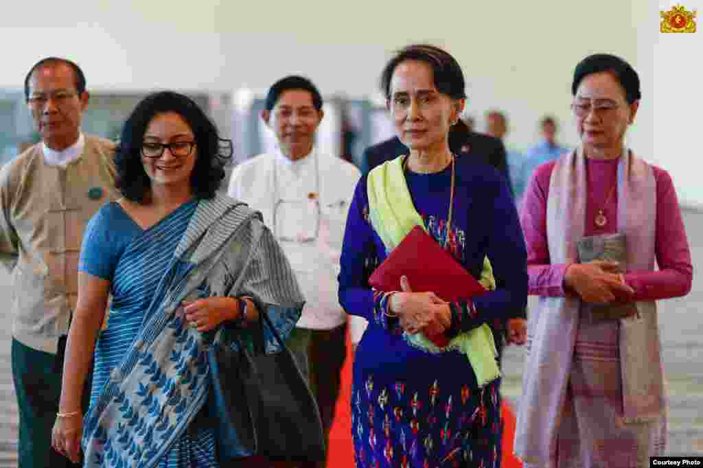 Myanmar's State Counselor Aung San Suu Kyi india trip (Myanmar State Counsellor Office)