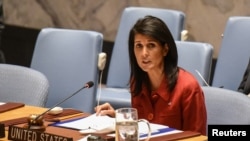 ကုလသမဂ္ဂဆိုင်ရာ အမေရိကန်သံအမတ်ကြီး Nikki Haley 