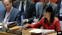 ကုလသမဂ္ဂဆိုင်ရာ အမေရိကန်သံအမတ်ကြီး Nikki Haley 