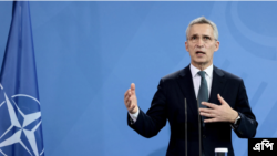 NATO အတွင်းရေးမှူးချုပ် Jens Stoltenberg. (ဇန်နဝါရီ ၁၈၊ ၂၀၂၂)