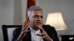 သီရိလင်္ကာဝန်ကြီးချုပ် Ranil Wickremesinghe (June 11, 2022.)