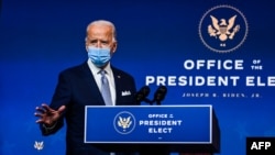 အမေရိကန် ရွေးကောက်ခံသမ္မတ Joe Biden. (နိုဝင်ဘာ ၂၄၊ ၂၀၂၀)