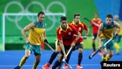 အမျိုးသား Hockey ပြိုင်ပွဲ Australia အသင်းနှင့် Spain အသင်း