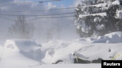 Winter storm hits Buffalo, New York