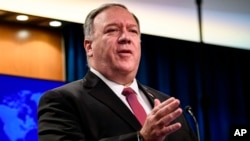 အမေရိကန် နိုင်ငံခြားရေးဝန်ကြီး Mike Pompeo