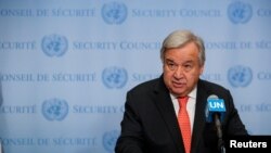 ကုလသမဂ္ဂ အတွင်းရေးမှူးချုပ် Antonio Guterres. (သြဂုတ် ၁၊ ၂၀၁၉)