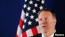 အမေရိကန်နိုင်ငံခြားရေးဝန်ကြီး Mike Pompeo (အောက်တိုဘာ ၅၊ ၂၀၁၉)