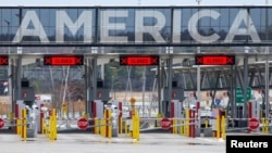 The U.S.-Canada border crossing is seen amid the coronavirus disease (COVID-19) outbreak in Lacolle, Quebec, Canada, April 17, 2020.