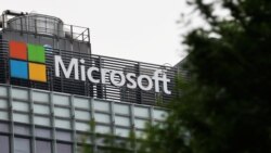 တရုတ်နိုင်ငံ ဘေကျင်းမြို့တော်က Microsoft ရုံးအဆောက်အဦတခုကိုတွေ့ရစဉ် (မေ ၂၅၊ ၂၀၂၄)
