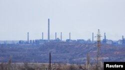 A view shows Avdiivka coke plant