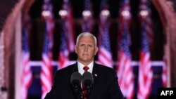 အမေရိကန်ဒုသမ္မတ Mike Pence။ (သြဂုတ် ၂၆၊ ၂၀၂၀)