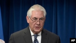 အမေရိကန် နိုင်ငံခြားရေးဝန်ကြီး Rex Tillerson