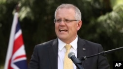 သြစတေးလျဝန်ကြီးချုပ် Scott Morrison 