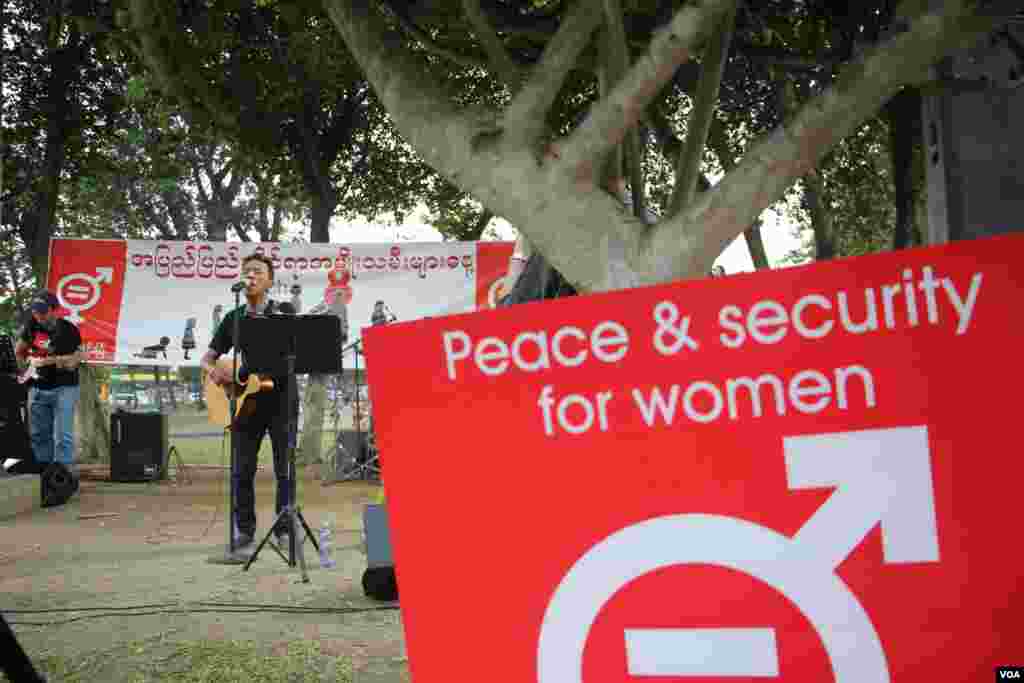 Yangon Myanmar The International Women's day 2018