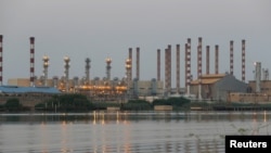 A general view of Abadan oil refinery in southwest Iran, is pictured from Iraqi side of Shatt al-Arab in Al-Faw south of Basra, Iraq September 21, 2019. REUTERS/Essam Al-Sudani