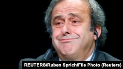 UEFA ဥက္ကဋ္ဌဟောင်း Michel Platini (မေ၊ ၂၈၊ ၂၀၁၅)