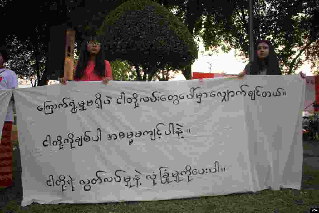 Yangon Myanmar The International Women's day 2018