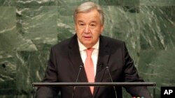 ကုလသမဂ္ဂအတွင်းရေးမှူးချုပ် António Guterres 