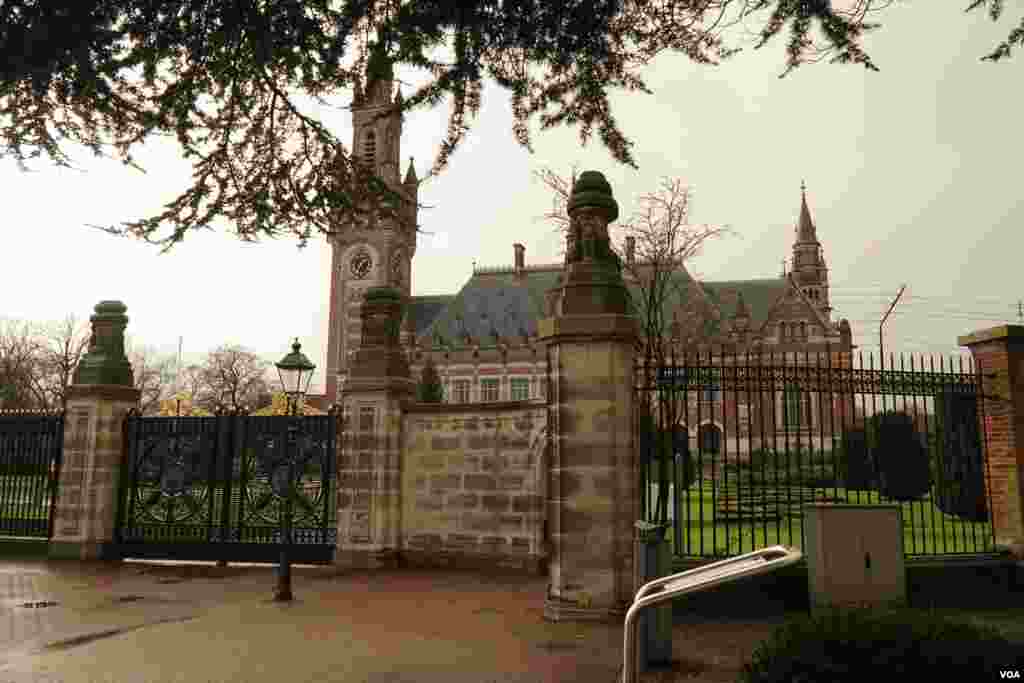 The International Court of Justice ,The Hague, Netherlands.