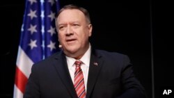 အမေရိကန် နိုင်ငံခြားရေးဝန်ကြီး Mike Pompeo 