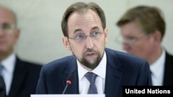 UN Human Rights Commissioner Zeid Ra’ad Al Hussein