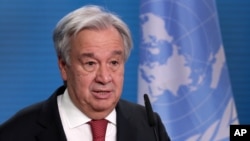 ကုလအထွေထွေအတွင်းမှုးချုပ် Antonio Guterres (ဓာတ်ပုံ- AP)