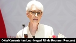 အမေရိကန် ဒုတိယနိုင်ငံခြားရေးဝန်ကြီး Wendy Sherman။ (မေ ၃၁၊ ၂၀၂၁)