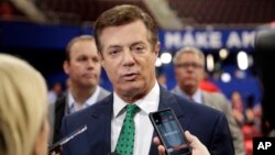 သမ္မတ Donald Trump ရဲ့ Campaign မန်နေဂျာဟောင်း Paul Manafort.