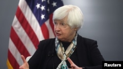 အမေရိကန်ဘဏ္ဍာရေးဝန်ကြီး Janet Yellen 