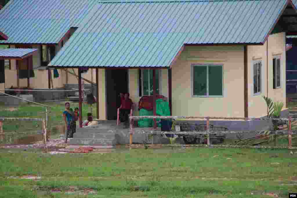 Those housing are donated by Pegu division administration for Mro ethnic people, in Maungdaw