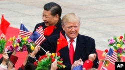  ကန်သမ္မတ Trump နဲ့ တရုတ်သမ္မတ Xi Jinping