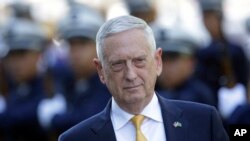 အမေရိကန် ကာကွယ်ရေးဝန်ကြီး Jim Mattis 