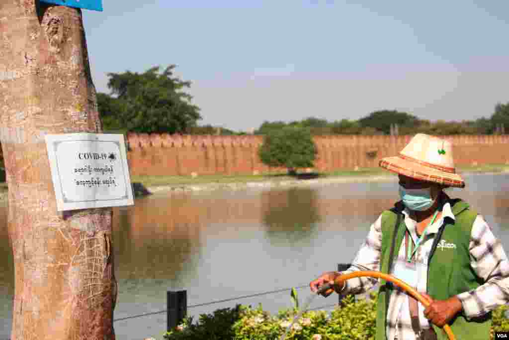 ကိုဗစ်ထိန်းချုပ်ရေး မန္တလေးမြို့မြင်ကွင်း။ (ဒီဇင်ဘာ ၆၊ ၂၀၂၀)