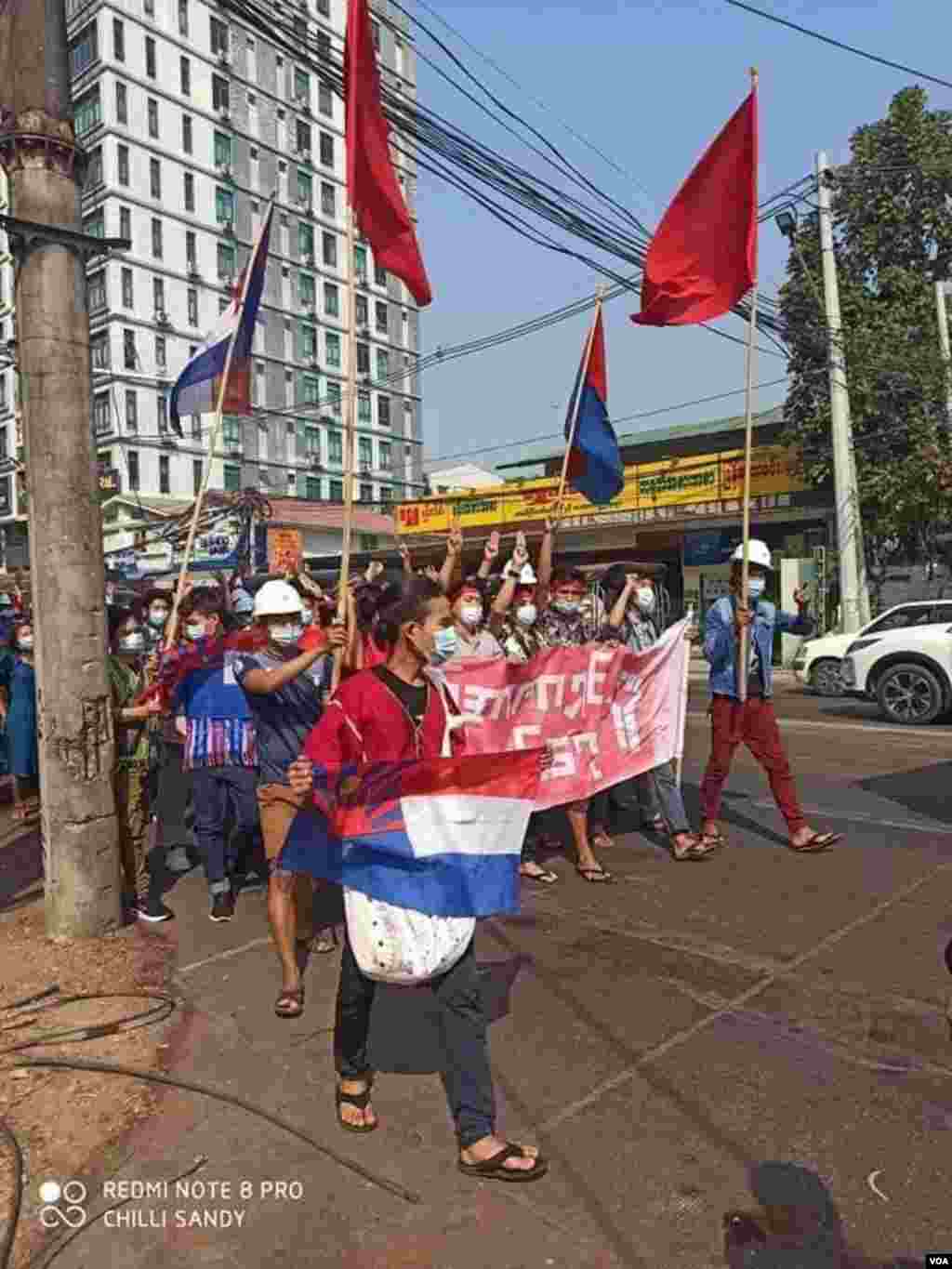 စစ်အာဏာသိမ်း ဆန့်ကျင်သူ ရန်ကုန်မြို့ခံတို့ရဲ့ ဒုတိယမြောက်နေ့ ချီတက်ပွဲ 02-07-2021