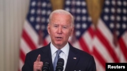 Joe Biden delivers remarks on the crisis in Afghanistan