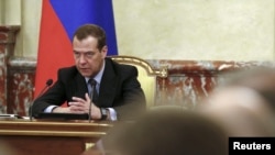 ရုရှားဝန်ကြီးချုပ် Dmitry Medvedev 