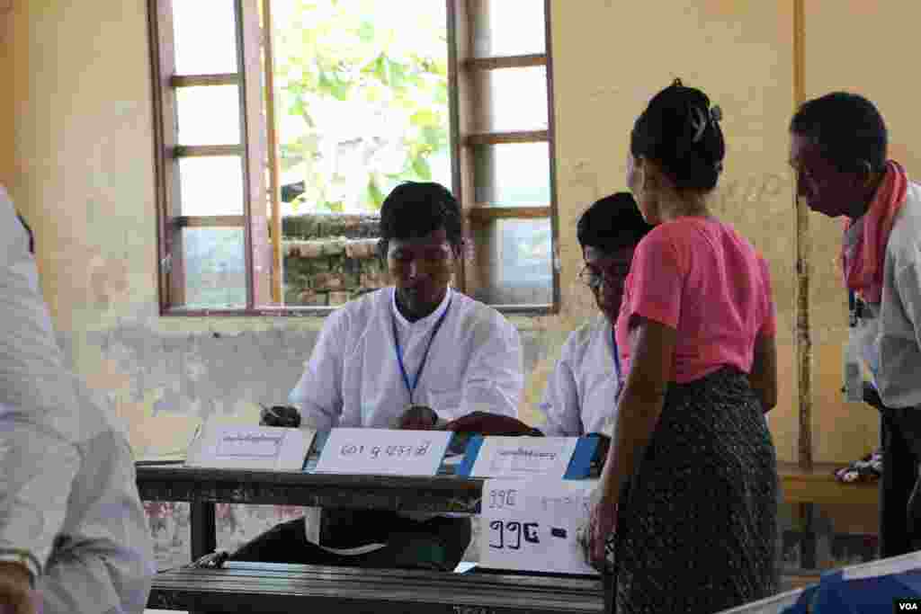 Voting began in Myanmar Saturday in by-elections