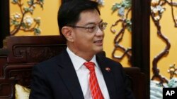 စင်္ကာပူ ဒုဝန်ကြီးချုပ် Heng Swee Keat။ (မေ ၂၂၊ ၂၀၁၉)