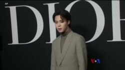 Dior ရှိုးမှာတွေ့ရတဲ့ Jimin “သက်တံရောင်သတင်းလွှာ” 