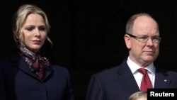 Monaco နိုင်ငံရဲ့ ဥသျှောင် Prince Albert II နဲ့ ဇနီးဖြစ်သူ Princess Charlene (သတင်းဓာတ်ပုံ - ဇန်နဝါရီ ၂၇၊ ၂၀၂၀)