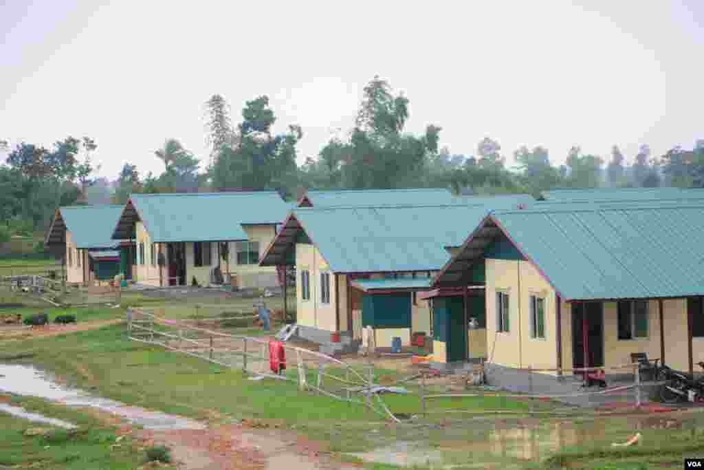 Those housing are donated by Pegu division administration for Mro ethnic people, in Maungdaw