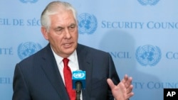 အမေရိကန်နိုင်ငံခြားရေးဝန်ကြီး Rex Tillerson